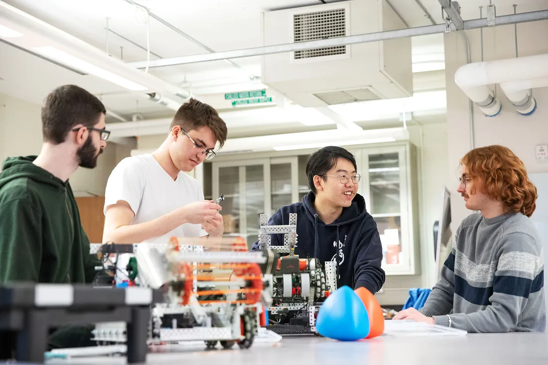 People in Robotics Club.