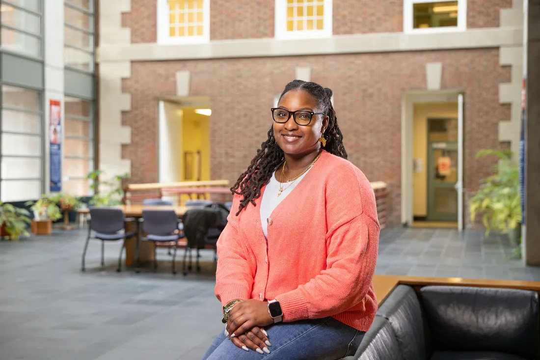 Marriler Wilson on Syracuse University's campus.