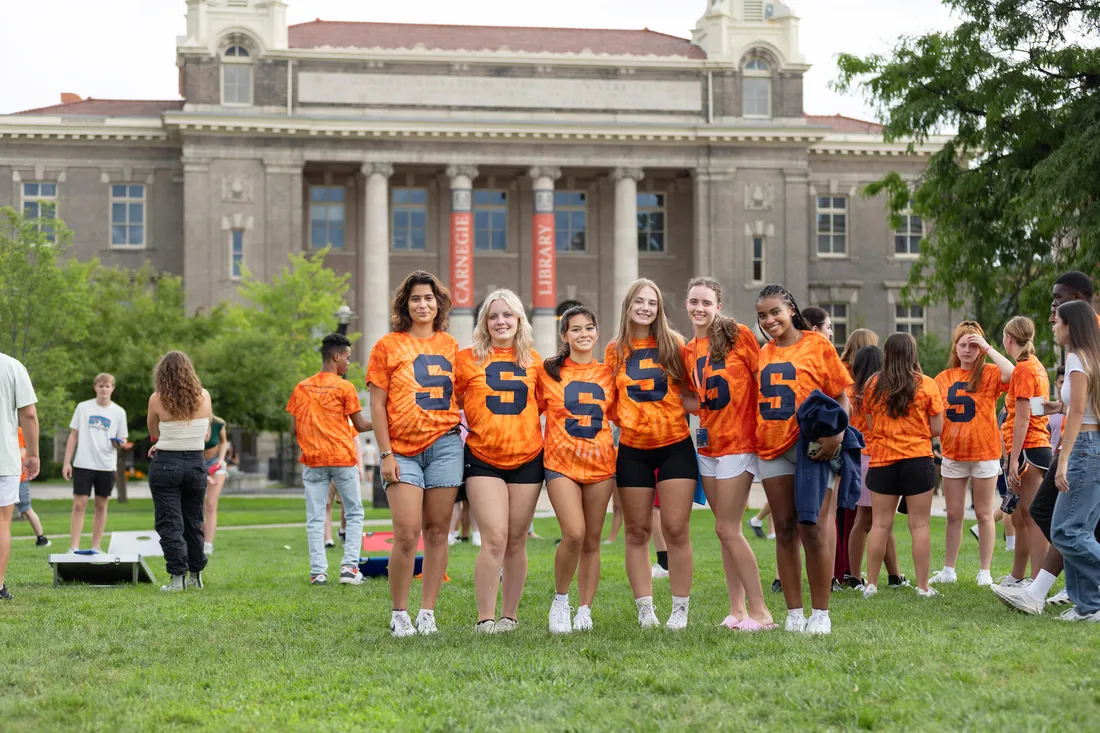 A photo of students from a Living Learning Communities.